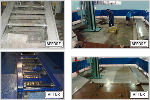 PSI can provide painting and cleaning services to refurbish and maintain your equipment in great working condition.